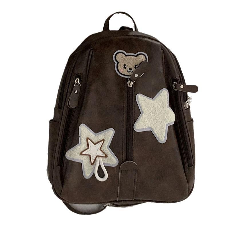 Vintage College Style Backpack Bag Women's Autumn and Winter 2025 New Korean Version Casual Backpack Large-capacity Student Schoolbag