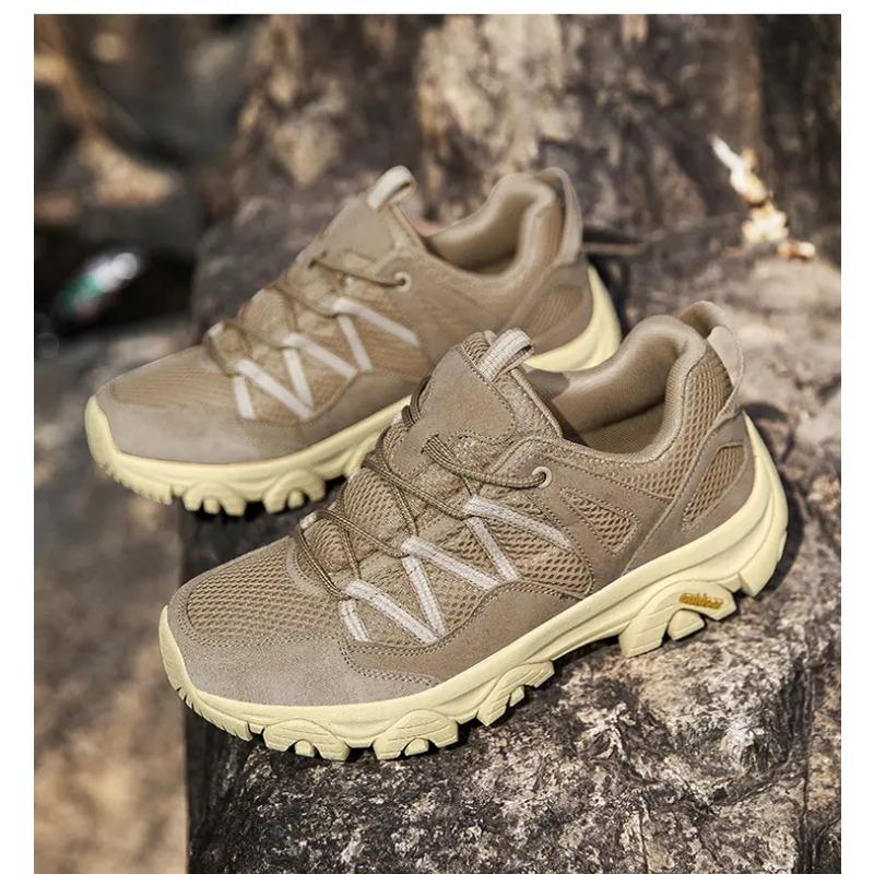Men's Outdoor Hiking Lightweight Shoes Breathable Mesh Non-slip Sole Durable Trail Sneakers Women