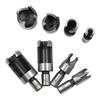8pc Cylinder Type Wooden Plug Drill Woodwork Hole Opener Claw Type Drill Bit Hole Expand Electric Tool Accessories Hole Open Set