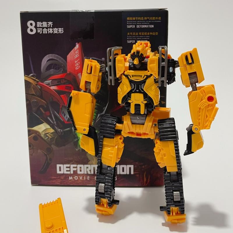TAIBA 8 IN 1 Big Devastator Toys Transformation Action Figure Robot Car Anime Series Model Classic Boy Kids Gift DD01 DD04