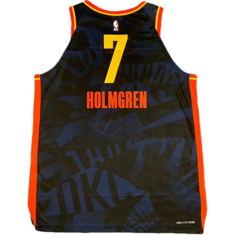 Nike Holmgren Comfortable Casual Versatile Basketball Jersey Men Tops Navy-Blue DX8770-419