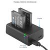 KODAK PIXPRO WPZ2 Aksiyon Kamerası Aksesuarları için LB-015 LB015 2 Kanallı USB Pil Şarj Cihazı