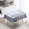 Winter Snow Tablecloth Beautiful  Anti-fouling Waterproof Rectangular Kitchen Table Home Decoration