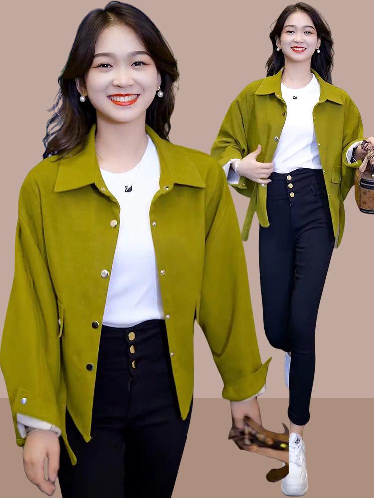 Women's 2025 Spring/Autumn High-End Loose Bat Sleeve Cardigan Top