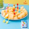 Cartoon Obst Gabel Set Twisted Party Buffet Dessert Essen Cocktail Sandwich Stick