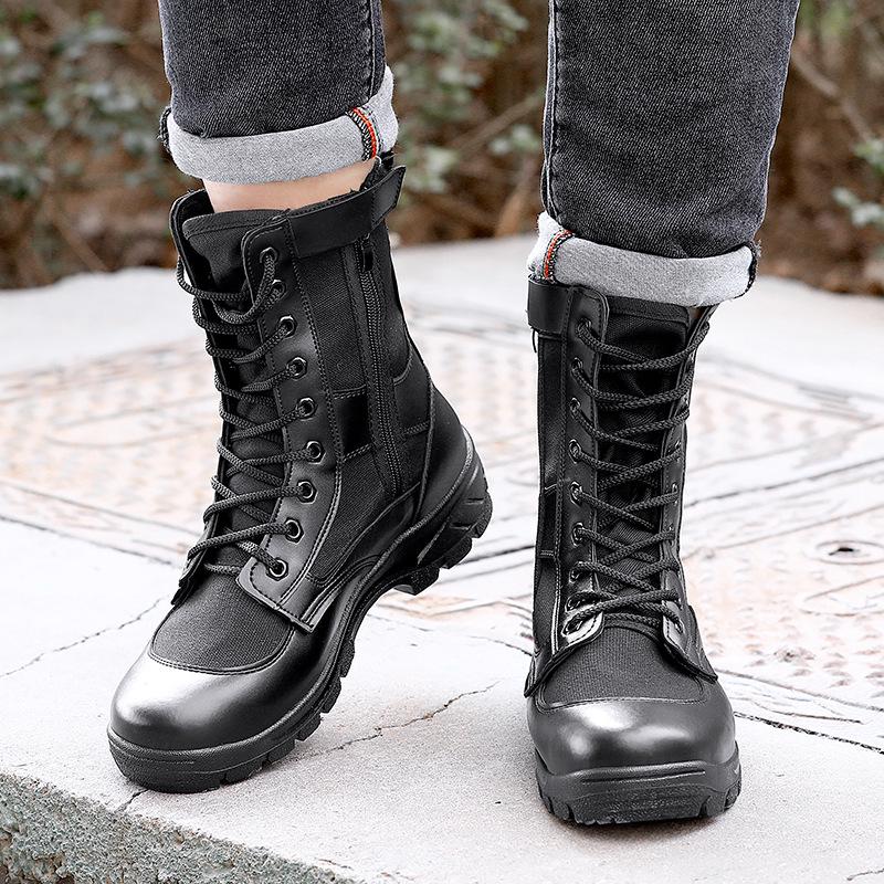 Unisex atmungsaktive Wanderschuhe mit weicher Sohle und Sicherheitsmerkmalen: Hoher Schnitt, Leicht, Mit Samt für Herbst & Winter.