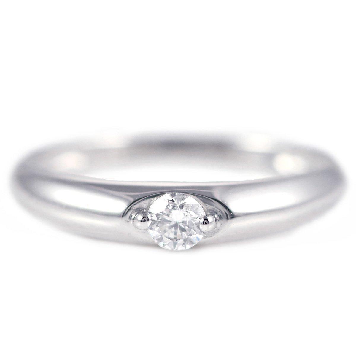 

SUEHIRO Diamond Carat Wedding Engagement Ring 0.1 Ring, Platinum, Ring,