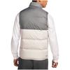 Nike Logo Print Casual Sports Stand Collar Down Zip Vest Men Outerwear Gray DV1136-084