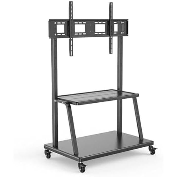 Support TV - EWENT - EW1541 - 55" à 120" - Acier Noir - Charge max 150 kg