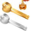 Stainless Steel Tea Bag Squeezer Tea Bag Tongs Tea Bag Strainer Clip Teabag Squeezer Strainer Holder Grip Spoon Tea Leaf Tool
