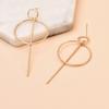 Fashion Simple Round Circle Geometric Earrings For Women