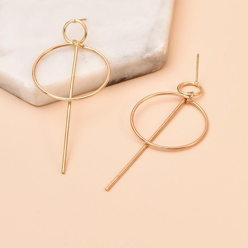 Fashion Simple Round Circle Geometric Earrings For Women