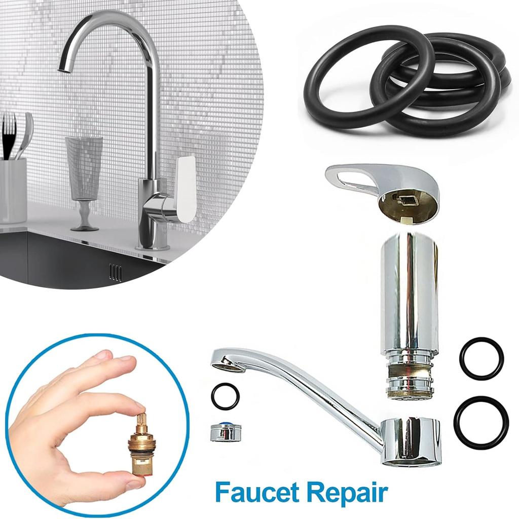 111/171/111pc Silicone O-ring Set Nitrile Rubber  Sealing Gasket Assortment Various Sizes of Sealing Gaskets for Pipeline Faucet