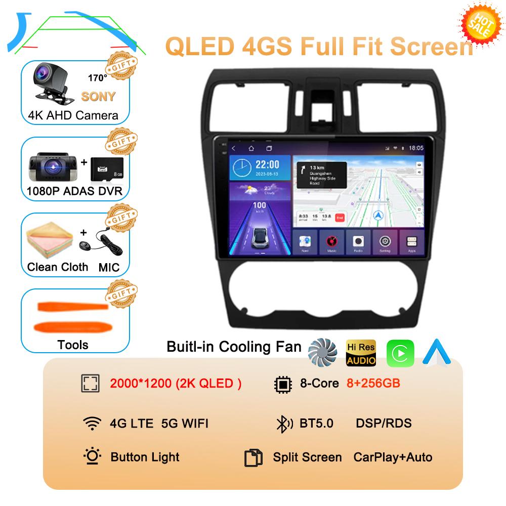 Android 14 Car Stereo Radio For Subaru Forester 4 SJ XV 2012-2015 4G Multimedia Video Player Navigation GPS Carplay 360 Camera