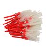 30pcs Luminous Squid Skirts Soft Artificial Octopus Luminous Bait for Saltwater Freshwater Red