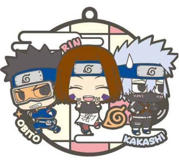 Kauçuk Maskot Buddy Koleksiyonu NARUTO Shippuden Hücre Sürümü Üçlü Dattebayo! (KUTU)