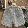 Summer Men's Clothing Print Plaid Shorts Straight Leg Casual Beach Pants Comfortable Pockets Lightweight Street Shorts