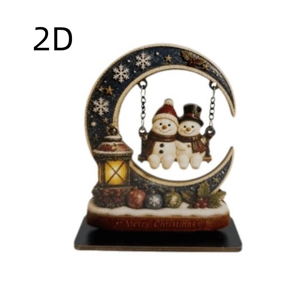 Snowman Deer Christmas Ornaments Ghost Christmas Decoration Santa Claus Ornament  Indoor
