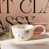 Ceramic Mug 300ML Cute Cartoon Creative Large Handle Coffee Afternoon Milk Juice Household Tea Cup Drinkware Gifts for Home-use
