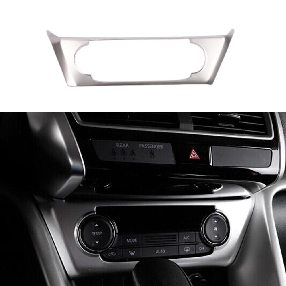 Stainless Steel Rearview Mirror Adjust Switch Cover Trim  Gear Box Panel Frame For Mitsubishi Eclipse Cross 2017 2018 -