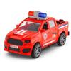 Kids' Inertial Police & Firefighter Toy Cars - Durable Models for Street Stalls & Night Market Gifts