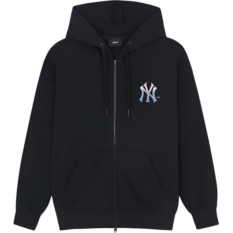 Унисекс Толстовка MLB New York Yankees / Черная с капюшоном Умеренный Кардиган 3ATRB0361-50BKS M
