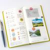 Hobonichi Techo TSUKI No Round Stickers Planner Accessories IRO/See-through (15mm)