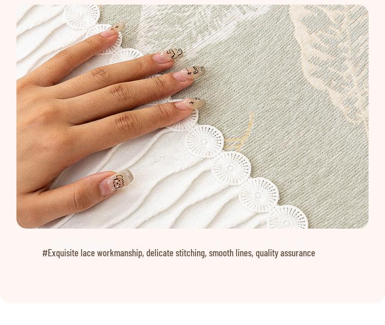 2025 Luxurious Cream Sofa Cushion - Non-Slip, Year-Round Comfort Cover