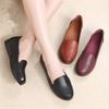 Genuine Leather Women's Shoes Slip On Women Flats Shoes Women's Loafers Spring Autumn Soft Comfort Mother Shoes Big Size 35-42