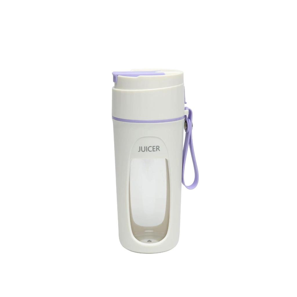 Oppladbar USB Juicer Cup 8 Blader Mini 340ml Juicer Machine Bærbar elektrisk blenderflaske