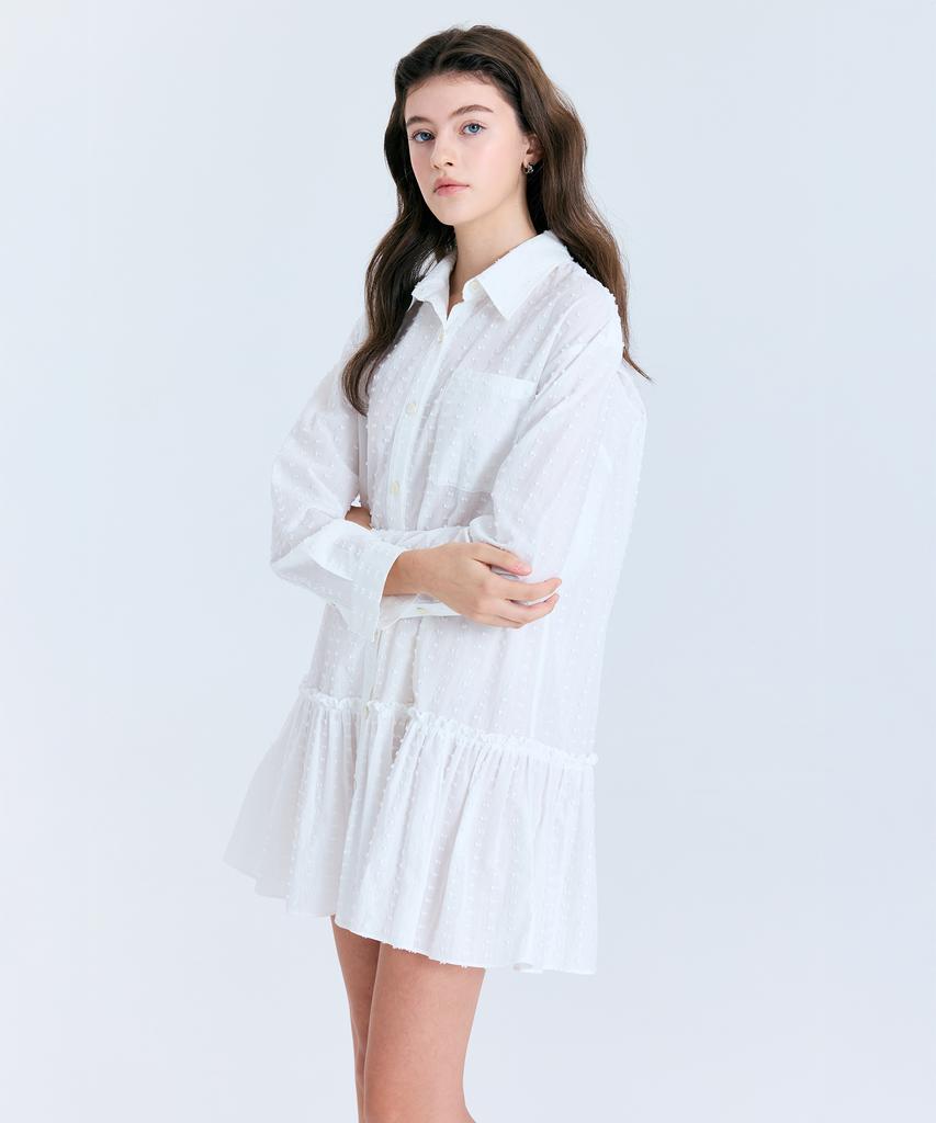 Peileu Blanche Shirt Dress