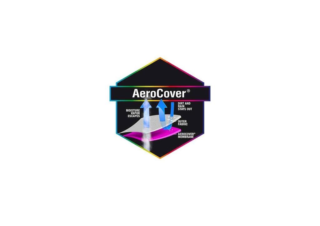 Garden Table/Box Cover 9118 84X110X70 Aerocover Gray Homms