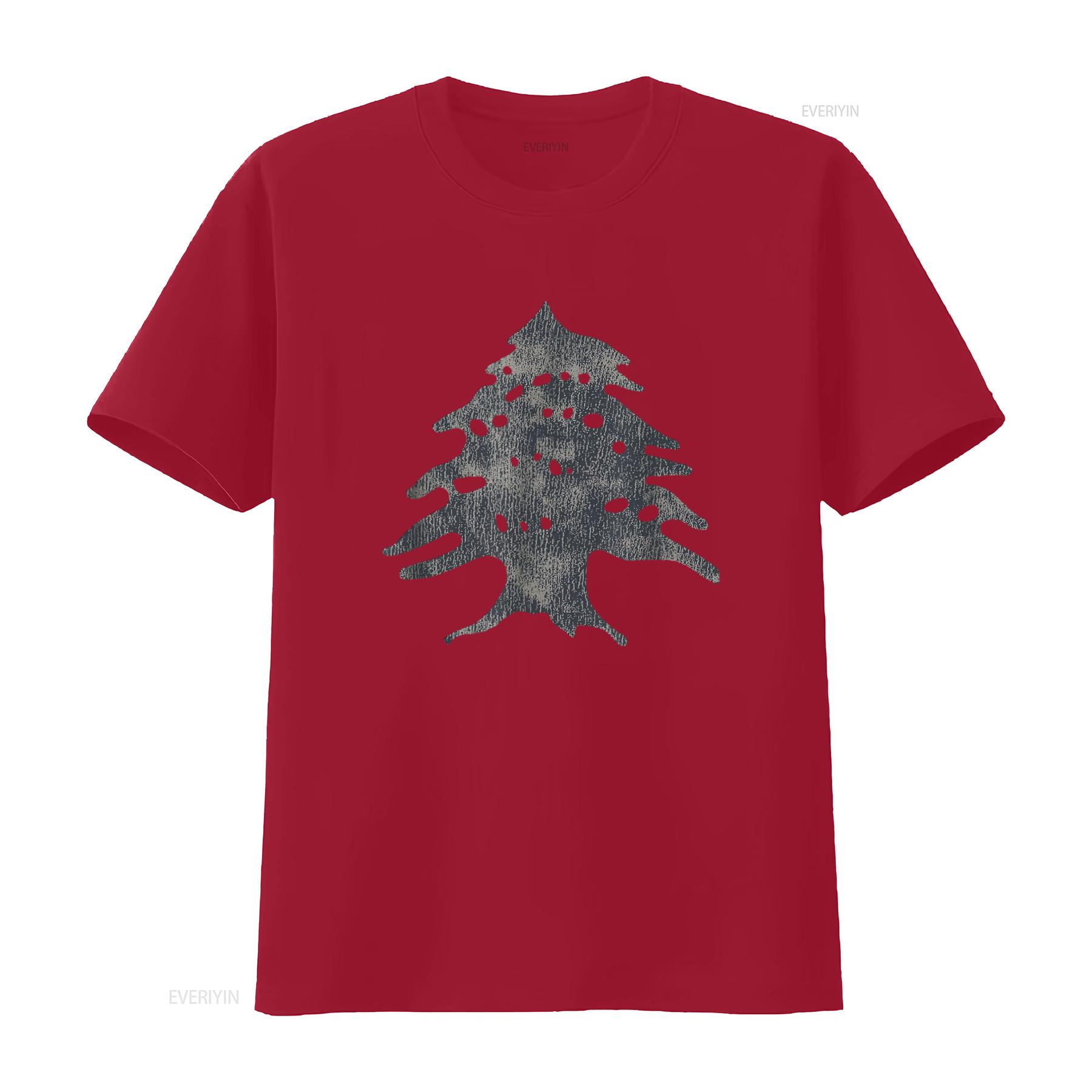 

Womens Vintage Lebanese Flag Of Lebanon Tree Retro Souvenir T Shirt White Medium vintage Washed Breathable graphic Soft Casual S
