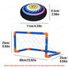 Double Football Goal Kids Toys Universal Ice Hockey With Air Cushion Suspension Football Belt Led Lights Adjustable Indoor Game