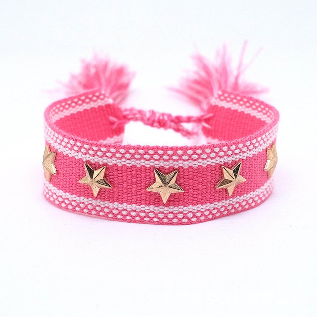 Handmade Wrist Strap Woven Tassel Wristband Adjustable Bracelets Hand Jewellery