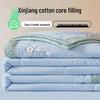 Colcha Fina de Algodão Puro Classe A para Verão - Lavável à Máquina para Crianças e Solteiros
