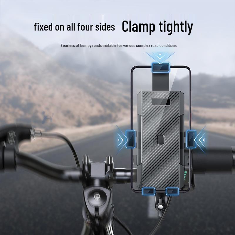 Motorcycle & Bicycle Anti-Shake 360° Rotating Phone Holder