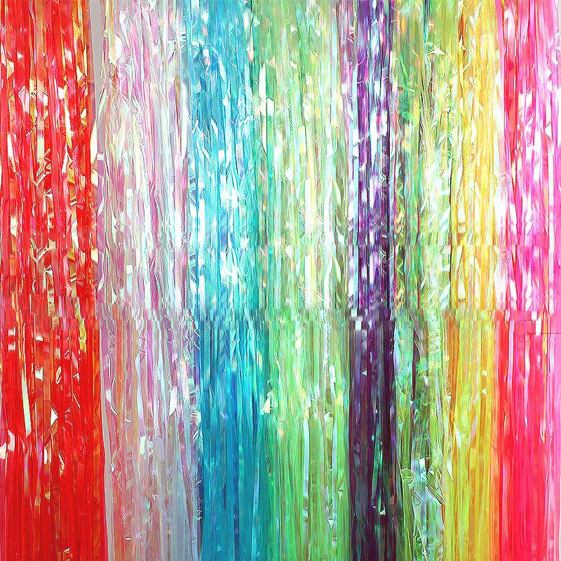 4/2/1Pack Gorgeous Backdrop Curtains Tinsel Fringe Foil Curtain Baby Shower Wedding Birthday Party Decoration Photo Booth Props
