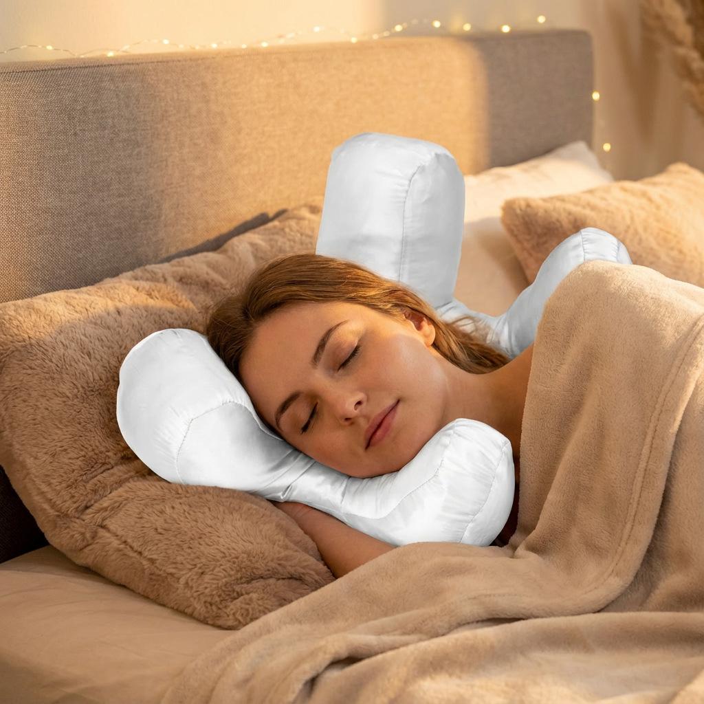 In-Stock Beauty Pillow: Anti-Wrinkle & Anti-Neck Wrinkle Sleep Solution