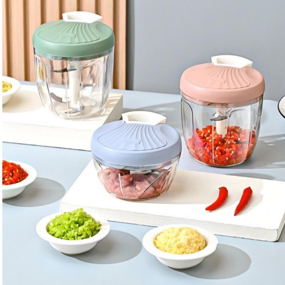 Portable Manual Pull Crusher Multifunctional Garlic Chopper Food Chopper Garlic Chop