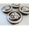 Jaguar Growler Alloy Wheel Centre Caps - Black