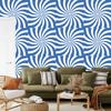 Hippie wallpaper background blue and white, background azure 50x1000