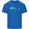 Guitar Reflection Guitarist Bass Acoustic Unisexs Light Cotton TShirt