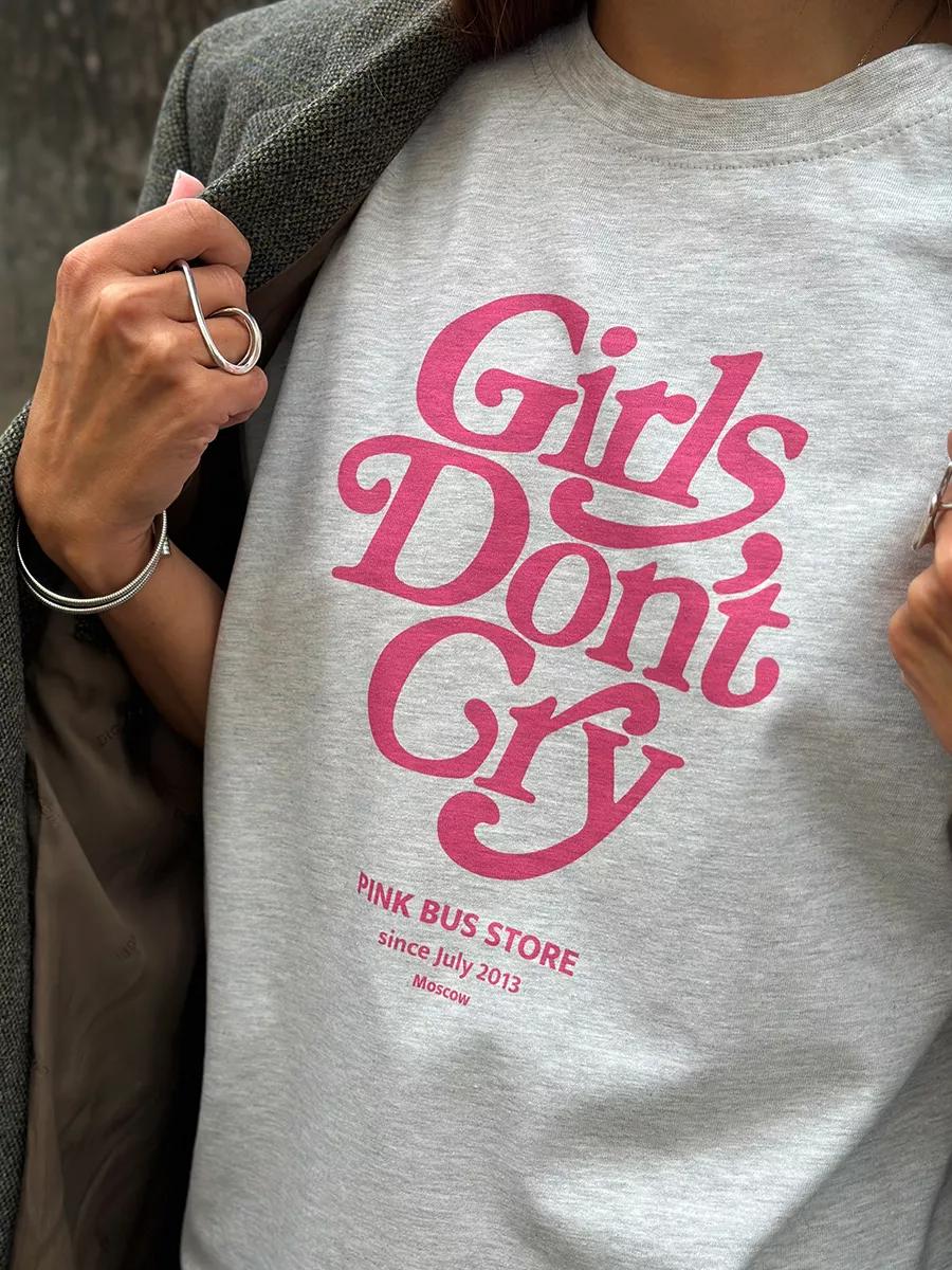 Shark print lettering T‑shirt S