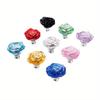 1pc 50mm Crystal Rose Glass Clear Knob Furniture Kitchen Drawer Cabinets Handles Dresser Closet Pulls Furniture Hardware