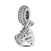 Fit Panoriginal Braceletscopper Valentine'S Day Couple Love Flower Charm Beads Diy Jewelry Souvenir Gift