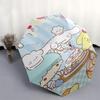 1pc Sanrio Characters Automatic Opening Umbrella with Heart-Shaped Print - Portable Folding Design, Iron Frame Outdoor Umbrella for Festivals, Travel,