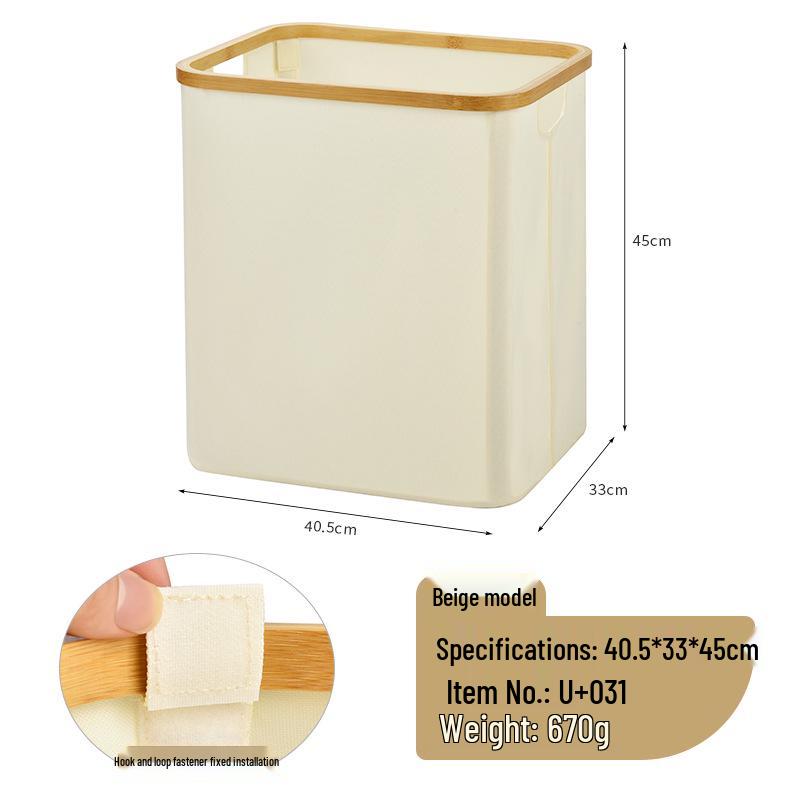 Foldable Cationic Storage Laundry Basket for Bathroom and Bedroom - High-Value Dirty Clothes Hamper and Organizer