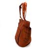 SNOOPY PEANUTS IP.MED.POCKETS.Peanuts-7U BRICK Tote Bag Brown Rootote