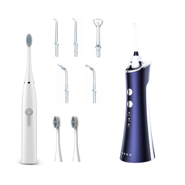 Oral Irrigator Professional Tooth Cleaner 5 Nozzles Water Flosser Toothbrush Adulet Use Timer Brush Oral Cleaner
